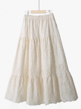 Broderie eyelet skirt