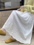 Broderie eyelet skirt