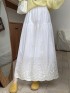 Broderie eyelet skirt