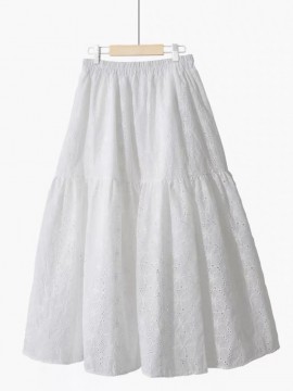 Broderie eyelet skirt