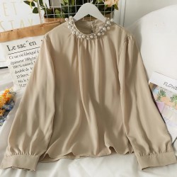 Diamante neckline blouse