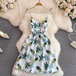 Tropical mini dress