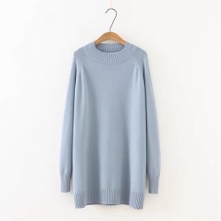 LM+ Long Knit Pullover