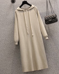 LM+ Hoodie knit dress