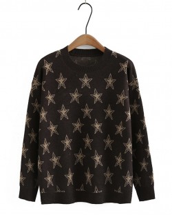 LM+ Star knit pullover