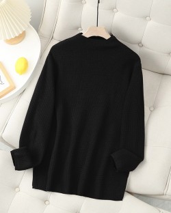 LM+ Waffle knit pullover
