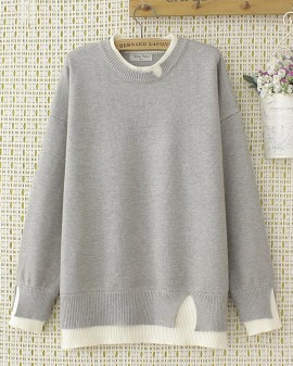 LM+ Basic knit pullover