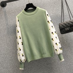 LM+  Motif Sleeve Pullover